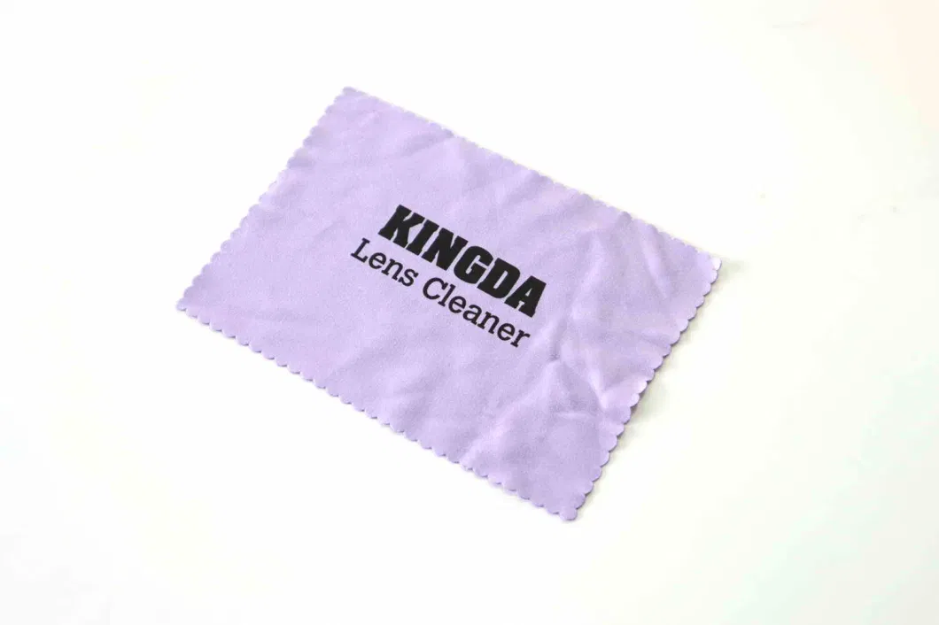 Silk Screen Logo Printing Microfiber Lens Cleaning Cloth for Sunglasses