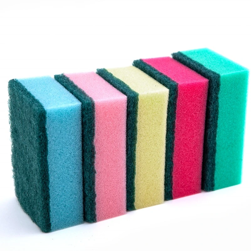 Wholesale Scouring Pad for Kitchen Cleaning with Soft Sponge