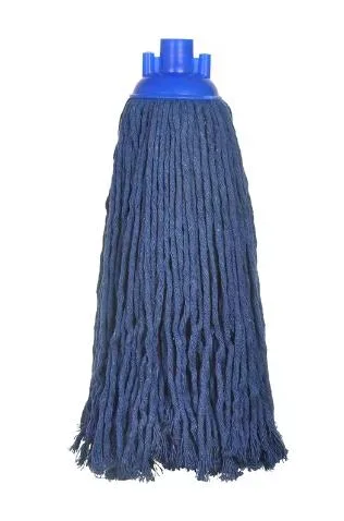 Round Floor Cleaning Mop Head Cotton and Polyester Mop Head Industrial Cut End