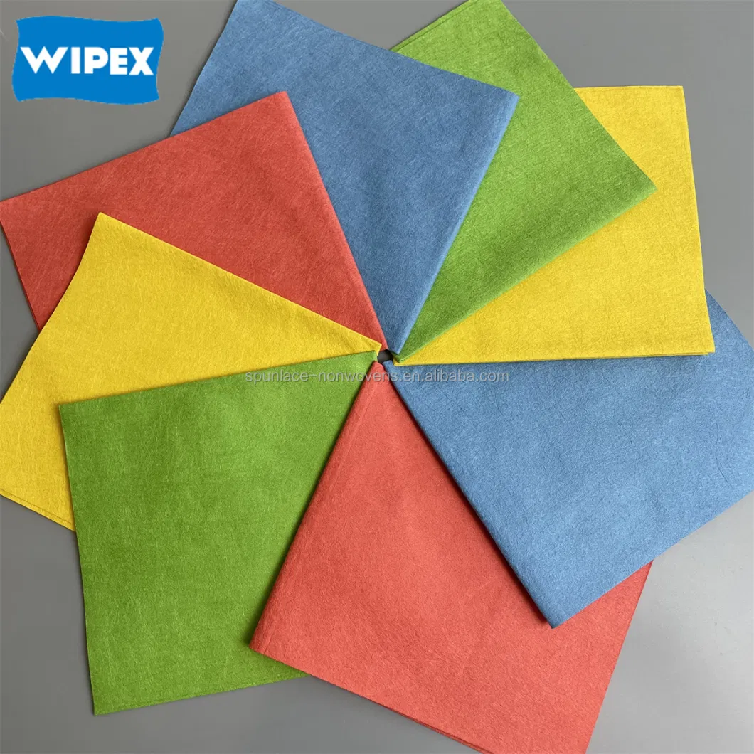 Multipurpose Performance Cleaning Disposable Wipe Spunlace Microfiber Cloth