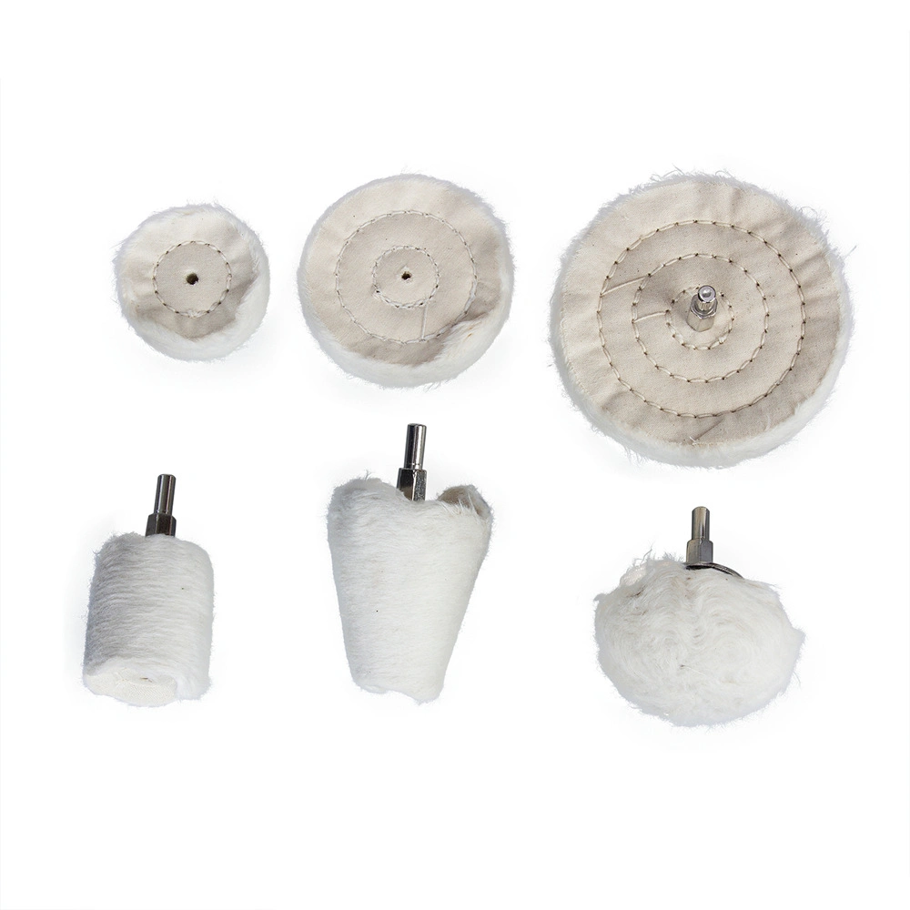 Cotton Cloth Polishing Wheel Disc Brush Dremel Grinder Head