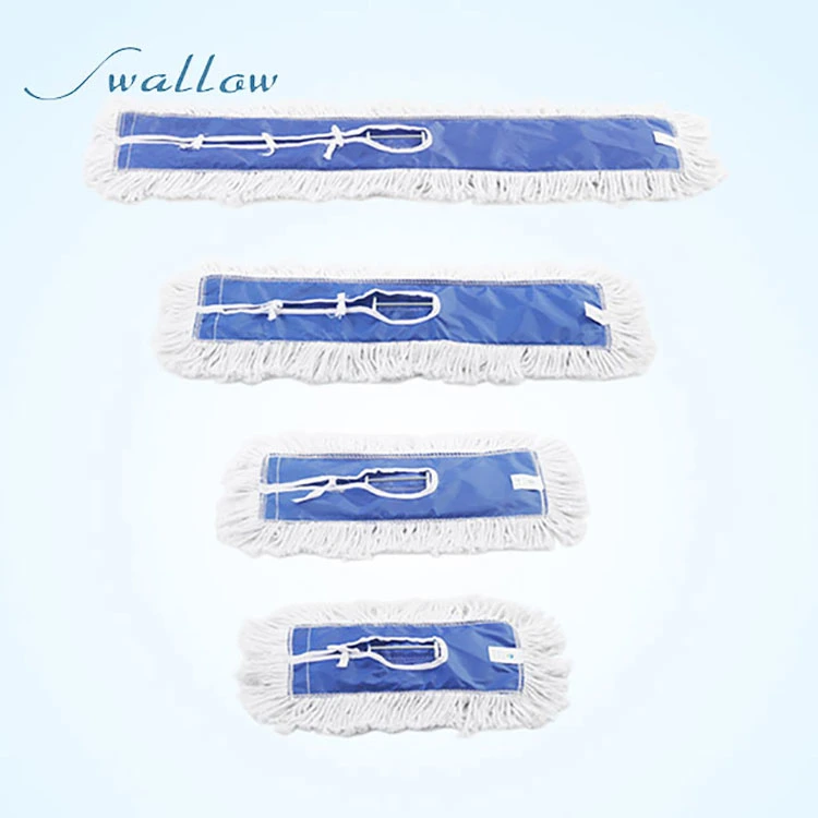 Industrial Strength Washable Cotton Microfiber Dust Flat Mop Head Refills Swallow