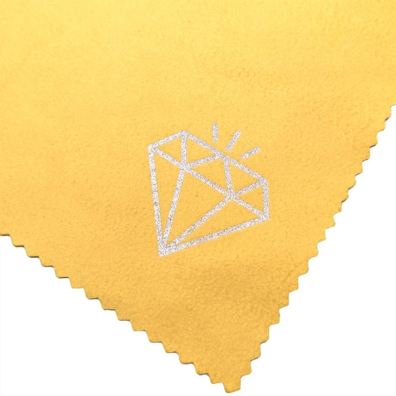 Wholesale Custom Logo Microfiber Velvet Soft Jewelry Silver Polishing Cleaning Cloth