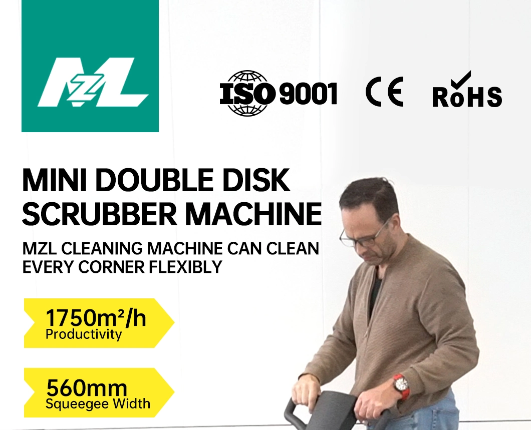 Double Disk Mini Scrubber Machine Mop