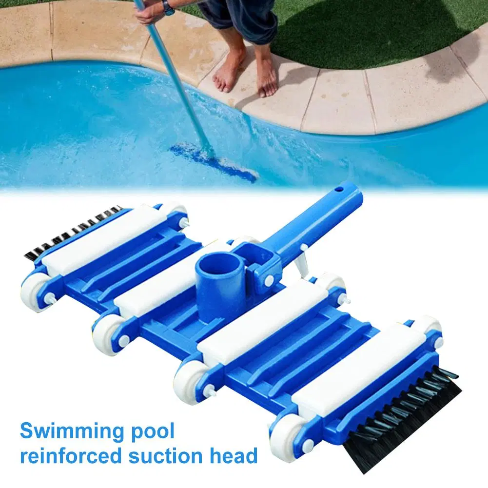 Pool Cleaning Tool Portable Pool Vacuum Head with Wheels Heavy Duty Flexible Underwater Cleaning Tool Brush Suction Head Wyz20118