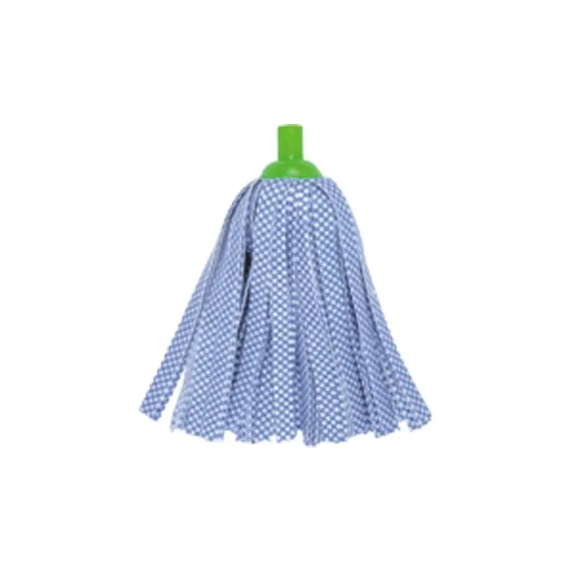 Plastic Screw Round Mop Replacement Non Woven Mop Head Cotton Head