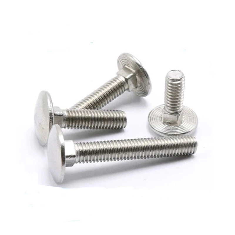 Hardened Stainless Steel Carriage Bolt M5 M8 M20 15mm 30mm Round Head Square