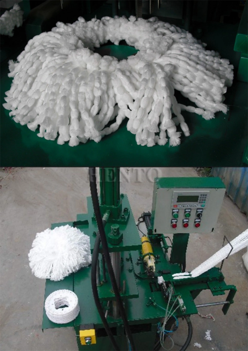 Bilateral Four-Hole Cotton Yarn Mop Head Making Machine