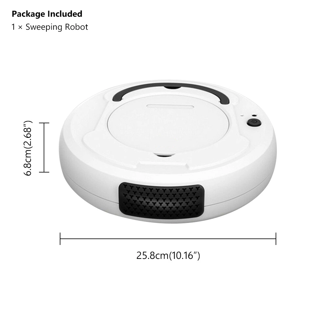 Home Multifunctional Auto Smart Robot Floor Cleaner Vacuum Strong Suction Rechargeable Dry Wet Mop