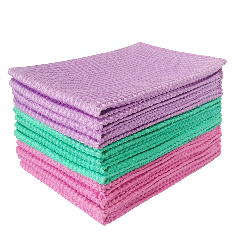 Lint Free Microfiber Kitchen Cleaning Cloth Polishing Cloths Micorfiber Towels for Glass