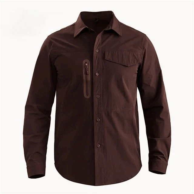 Custom Men Tactical Military Style Quick Dry Combat Long Sleeves Shirt