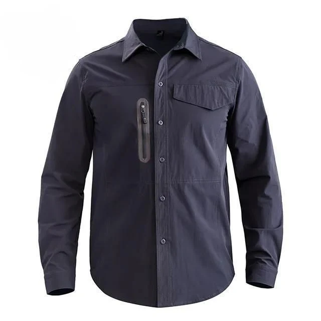 Custom Men Tactical Military Style Quick Dry Combat Long Sleeves Shirt