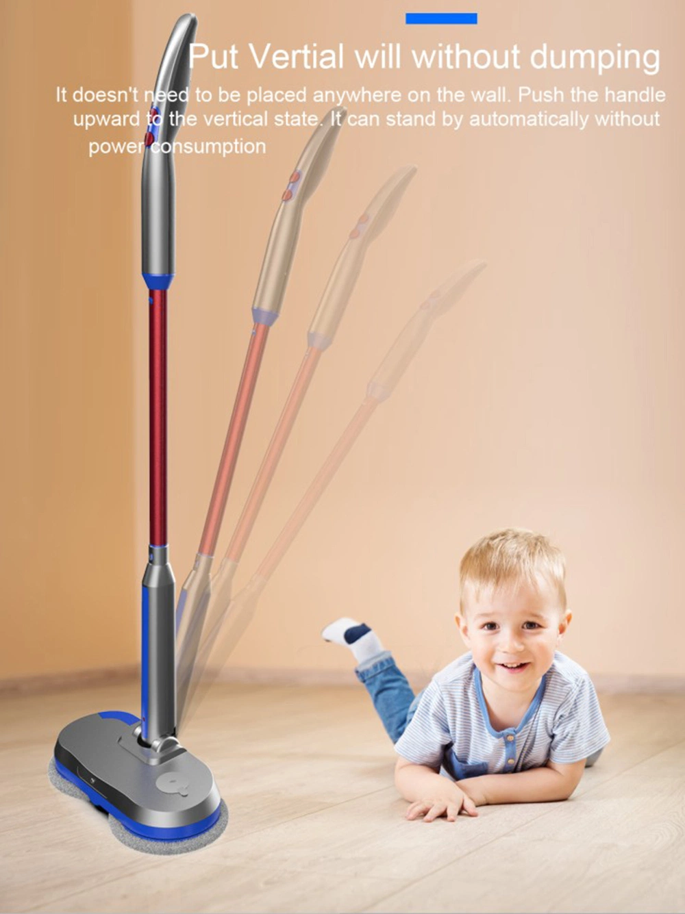 Cordless Hard Mop, Wood Floor Cleaner