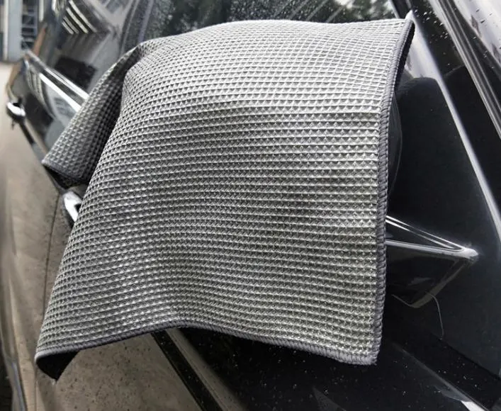 40*40cm Honeycomb Waffle Design Textiles Microfiber Car Wash Towel