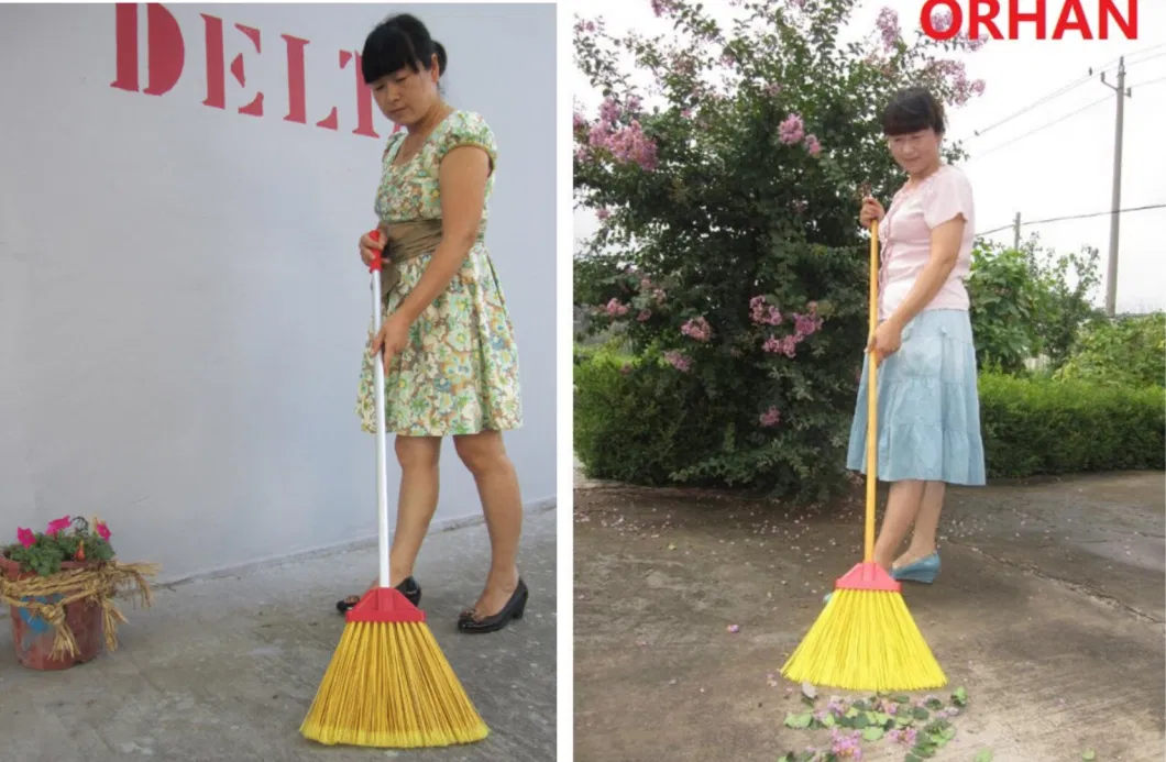 Long Stick Brooms Heavy Dust Cleaning Plastic Broom Heads