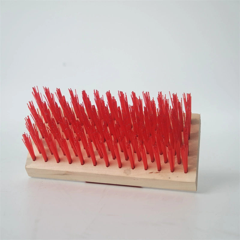 Wooden Block Stiff Bristle Garden Sweeping Brush Outdoor Broom Head Floor Push Broom