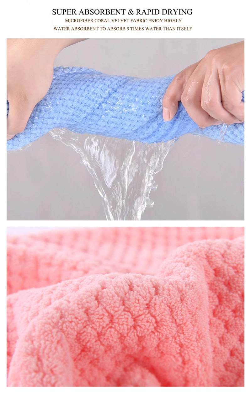 Microfibre Floor Cleaning Table Tea Coffee Wiping Cloth Dish Drying Towel