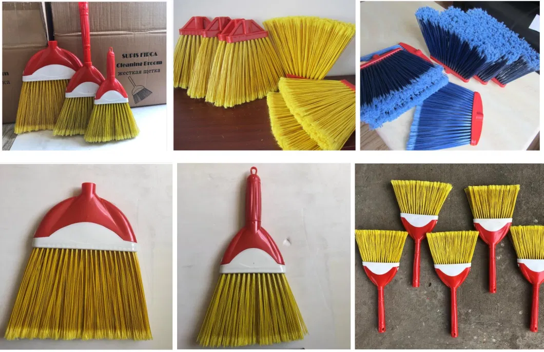 Long Stick Brooms Heavy Dust Cleaning Plastic Broom Heads