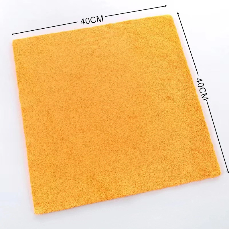 Factory Hot Sell 30*30cm Kitchen Cleaning Long and Short Hair Cloth Microfibre Towel Car Glass Cleaning Cloths