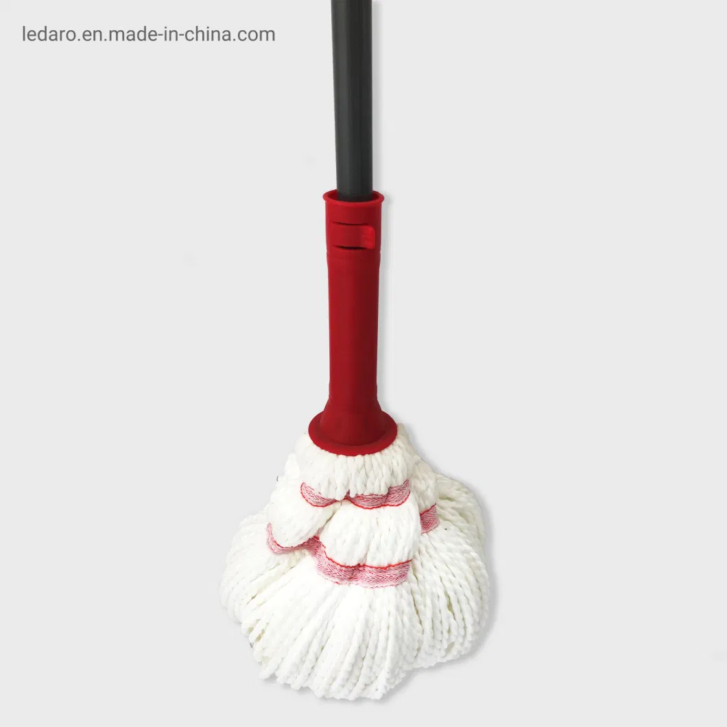 Wholesales Price Twist Mop with PP Plastic Pieces Microfibre Refill Metal Handle for Home and Office Cleaning