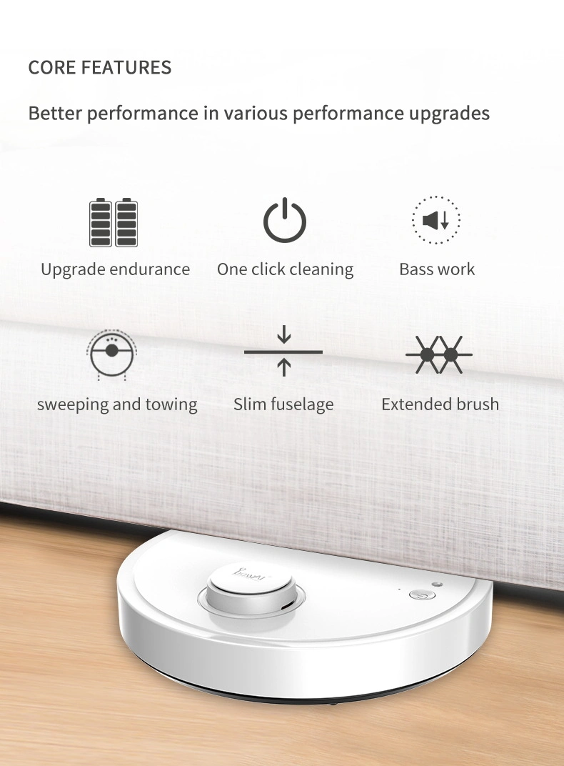 Hot Sale Smart Household Floor Sweeping Robot Vacuum Cleaner