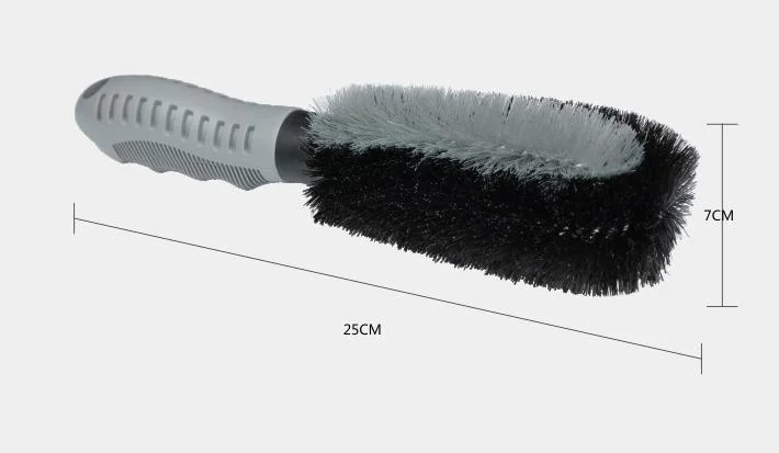 Car Cleaning Arc Handle Steel Ring Brush