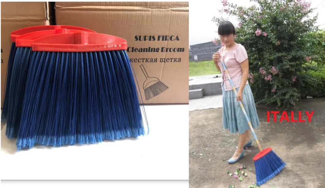 Long Stick Brooms Heavy Dust Cleaning Plastic Broom Heads