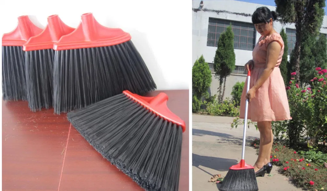 Long Stick Brooms Heavy Dust Cleaning Plastic Broom Heads