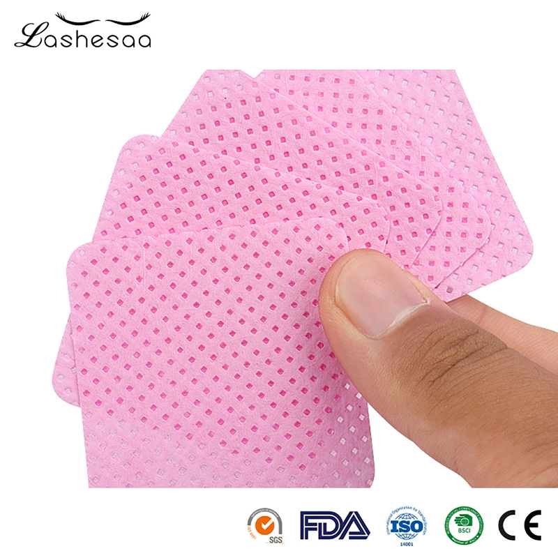 Mengfan Glue Wipes China Lint Free Eyelash Wipes Manufacturer Cheap Price Protein Wipe Pads Lint Free Eyelash Paper Disposable Wipes Cloth Glue Remover