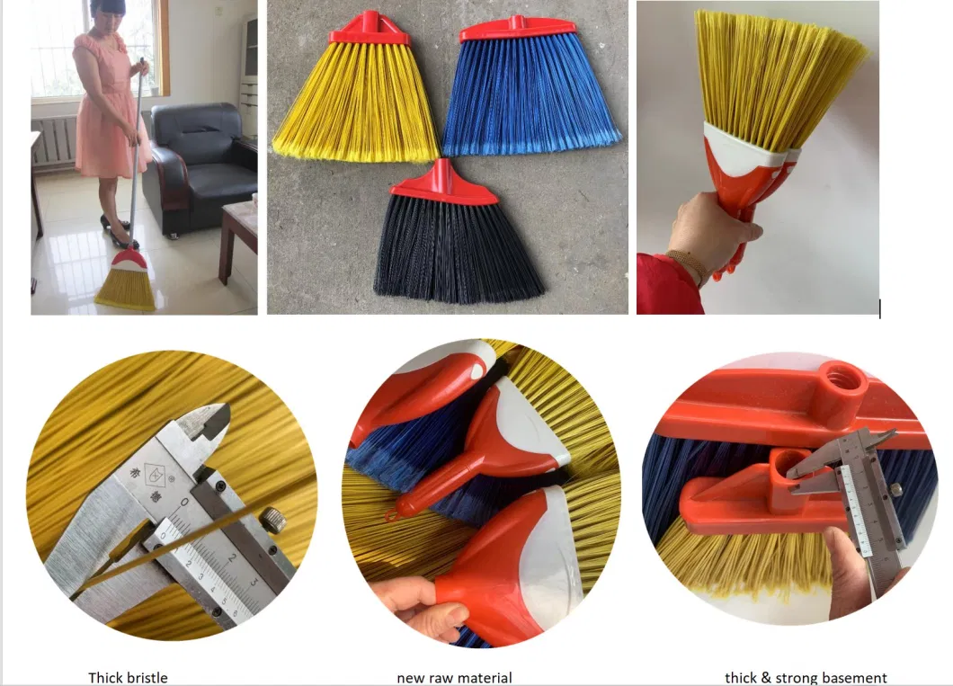 Long Stick Brooms Heavy Dust Cleaning Plastic Broom Heads