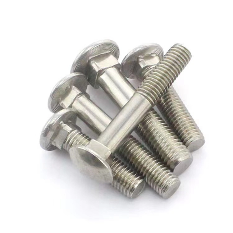 Hardened Stainless Steel Carriage Bolt M5 M8 M20 15mm 30mm Round Head Square