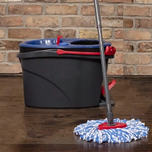 Rinseclean Spin Mop Refills Compatible for O-Cedar / Velida with 2 Tank Dual System, Spin Mop