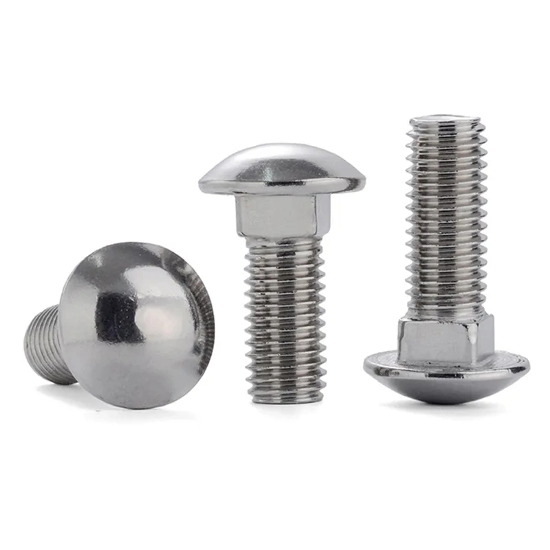 Carriage Bolt Stainless Steel Round Head Square Neck Price Negotiable Delivers Quickly