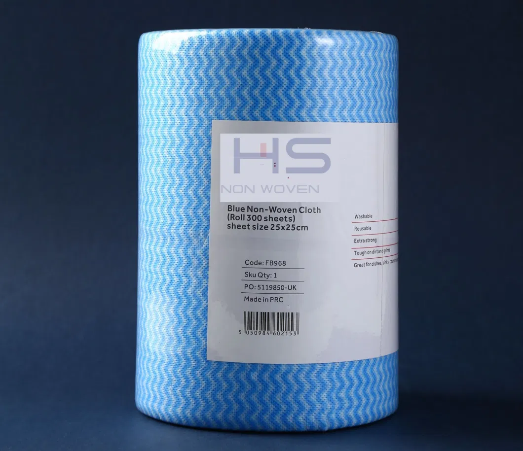 Nonwoven Jumbo Roll Customized Disposable Household Cleaning Cloth