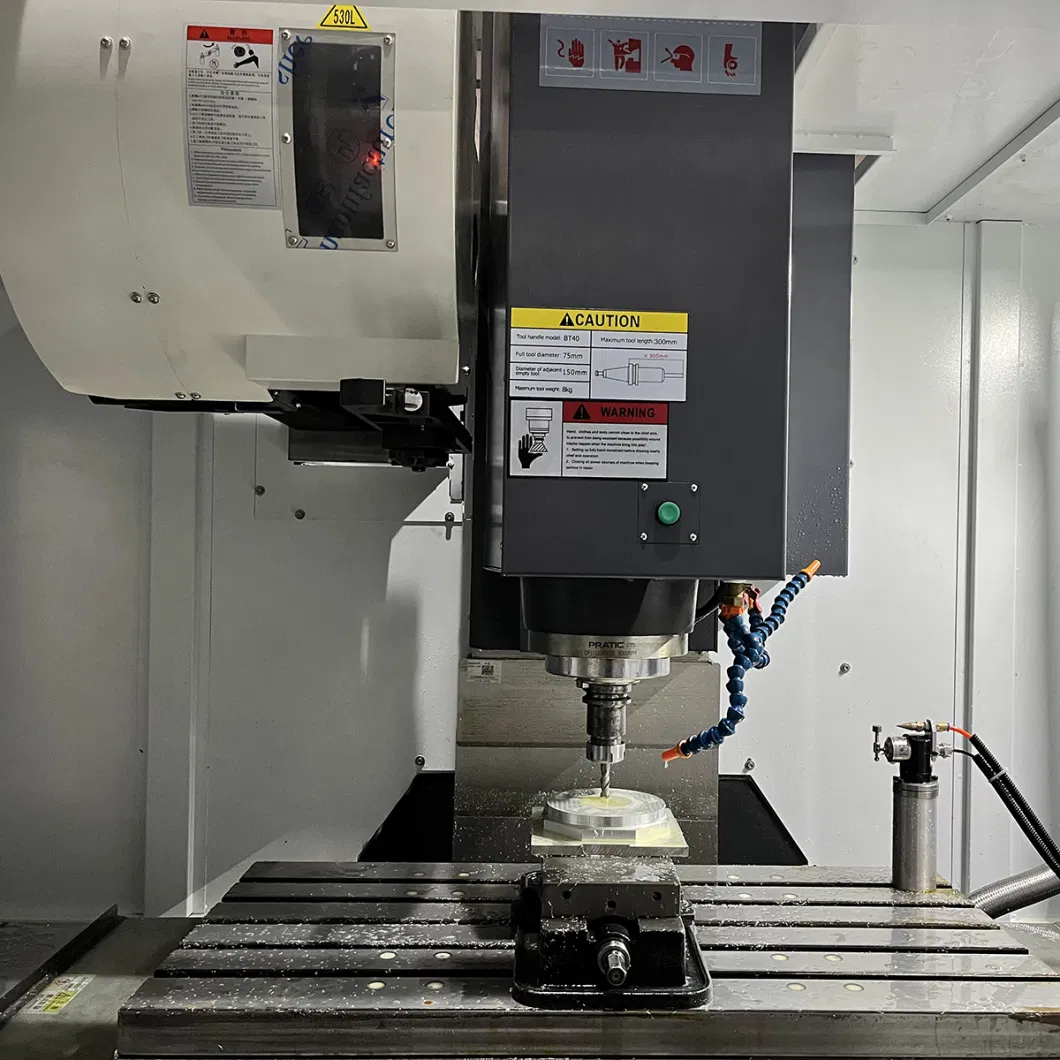 Vmc 850 1160 1380 Metal Processing CNC Vertical Milling Machining Center with Bt40 Spindle Automatic Tool Changer for Auto Parts Mold Precision Machining