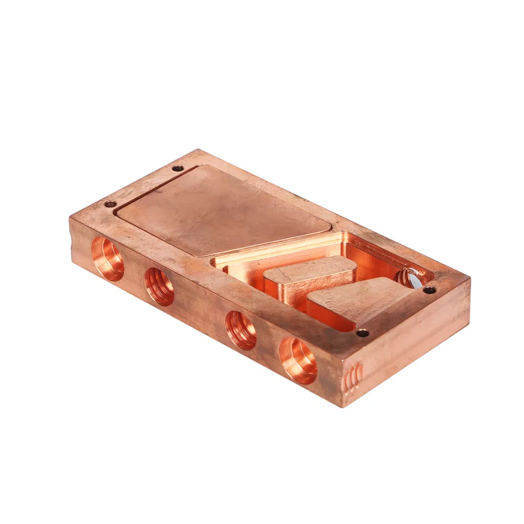 CNC Machined Milling Forging/Block Copper Brass Parts Europe Industry Precise CNC Milling Copper CNC Machining Milling