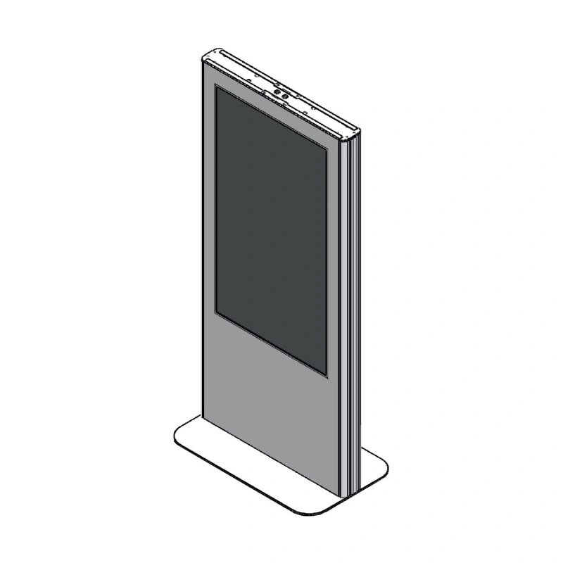 Custom OEM Powder Coating Polished Aluminum Display Sheet Metal Stainless Steel Enclosure Fabrication