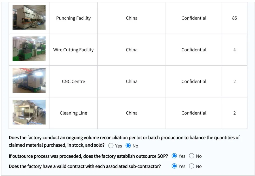 Factory Stainless Steel Sheet Metal Manufacturing Stamping Parts Sheet Metal Stamping Forming Fabricating Product