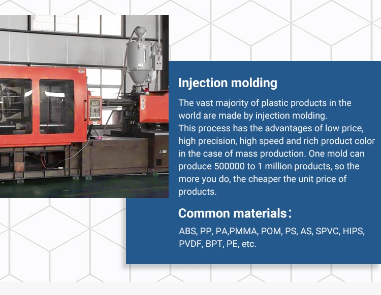 Mass Production Customized High Precision Plastic Products PS/PA/PP/POM/PC/ABS Plastic Injection Molding Service