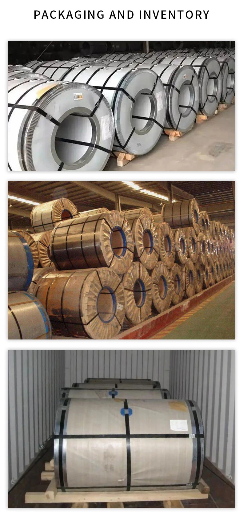 Cold Rolled Carbon Steel Strip Coil Stainless/Carbon/Galvanized/Aluminum/ Hot Cold Rolled/304/Steel Sheet/Strip/Coil