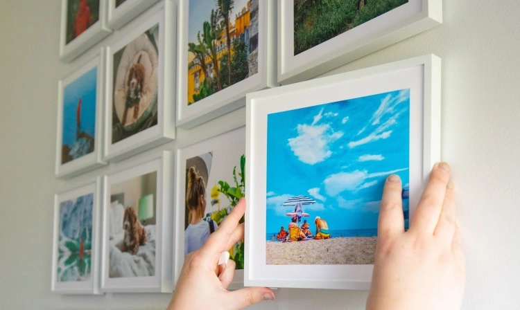 Wall Mounted Plastic Picture Frame for Wall Photo Collage