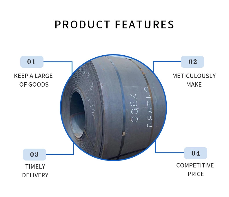 Cold Rolled Carbon Steel Strip Coil Stainless/Carbon/Galvanized/Aluminum/ Hot Cold Rolled/304/Steel Sheet/Strip/Coil