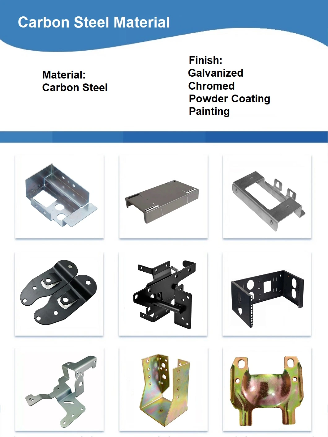 Customized Precision Aluminium Steel Sheet Metal Press Bending Welding Stamping Parts