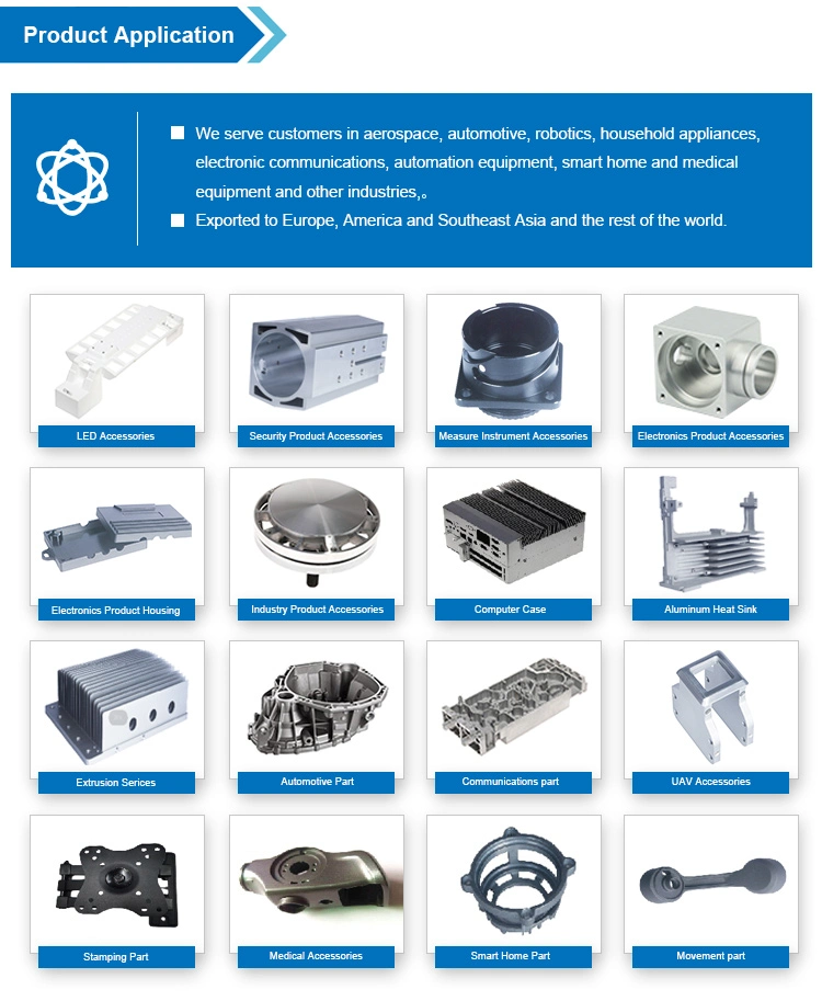 High Precision Die Casting Parts CNC Milling Machining for Equipment Automotive Spare Parts