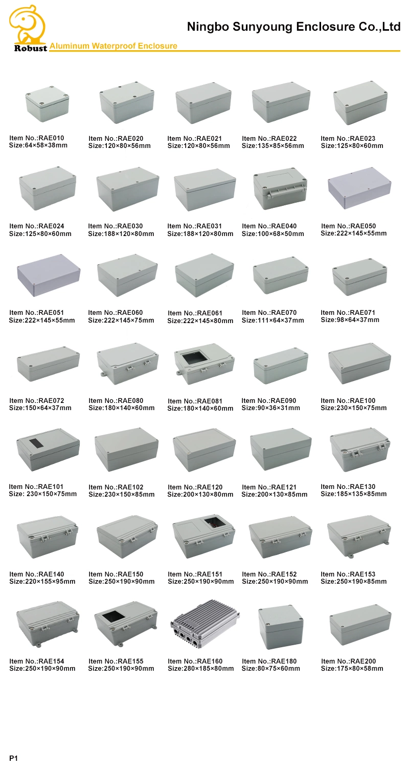 Aluminum Waterproof Enclosure Box for PCB Board