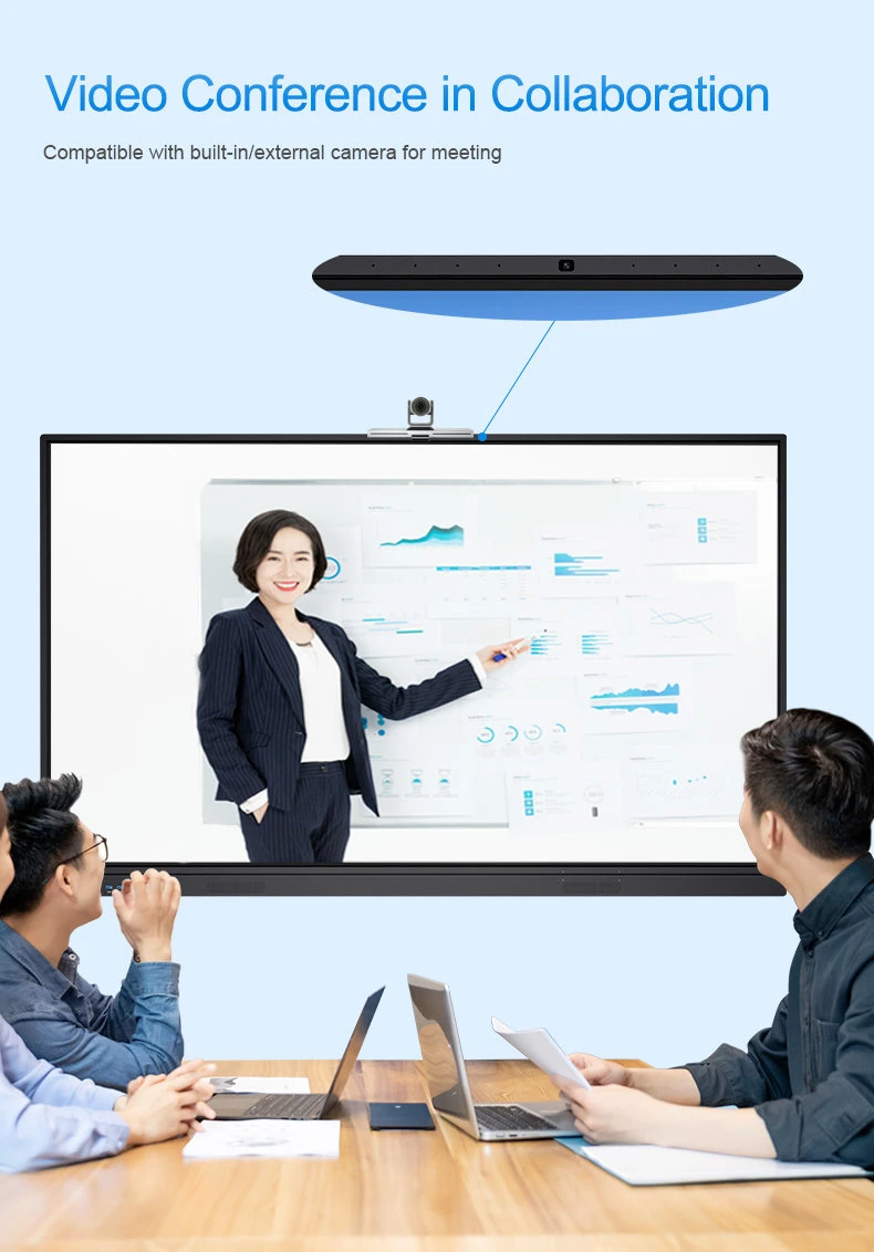 Education 50 55 65 75 86 98 Inch Multi Touch Screen Flat Panel Whiteboard Floor Standing Wall Hanging Interactive Whiteboard Electronic Smart Board