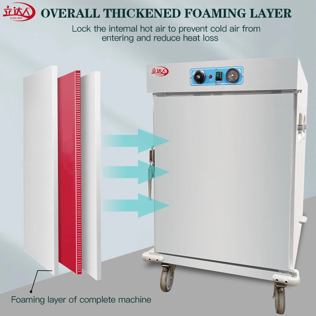 High Quality Commercial Food Warmers Cart Electric Heated Holding Cabinet Hot Food Cabinet for Banquet