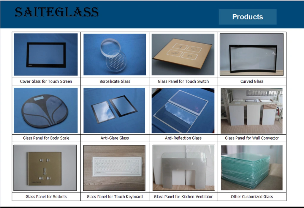 OEM Customzied Hot Selling Electronic Toughened Switch Glass Panel