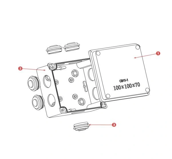 Waterproof Consumer Box Plastic Meter Case Junction Box