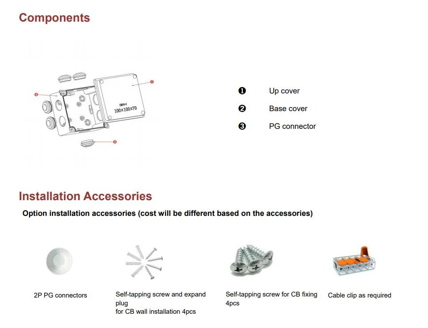 Waterproof Consumer Box Plastic Meter Case Junction Box